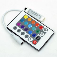 RGB-контроллер Venom MINI IR инфракрасный 6А (24 кнопки на пульте) фото