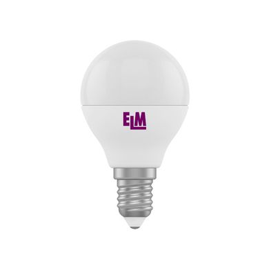 Світлодіодна лампа ELM E14 4W фото