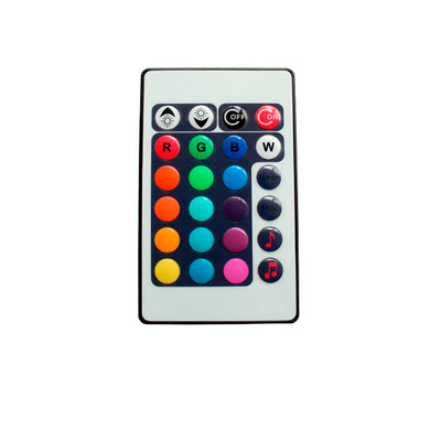 RGB контролер VENOM IR музичний, пульт на 24 кнопки 10A 120W 12V (LDC-IRM-5A-24) фото