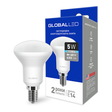 Світлодіодна лампа Global Led E14 5W фото