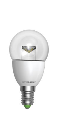 Світлодіодна лампа Eurolamp G45 E14 5W Еко серія (Прозора) фото