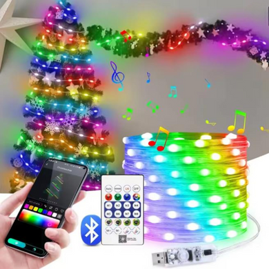 Гірлянда світлодіодна USB Bluetooth 5 метрів 50 Led