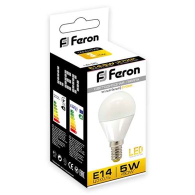 Светодиодная лампа Feron P45 LB-95 5W E14 (25555) фото