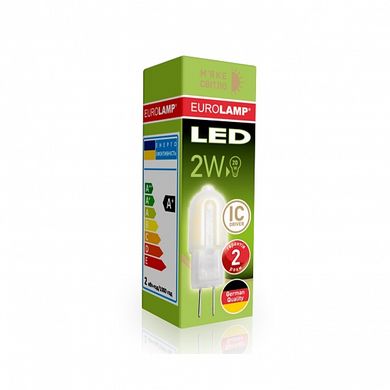 Світлодіодна лампа Eurolamp G4 2W пластик (220V) фото