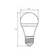 Светодиодная лампа Eurolamp TURBO NEW dimmable A60 10W E27