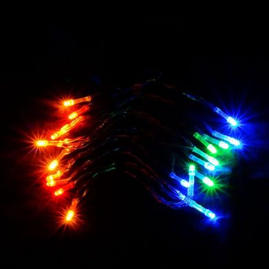 Светодиодная гирлянда Venom "Проводная" 20LED MIX, белый провод (LS-B-LED-20LED-WC-M), RGB