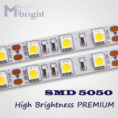 Світлодіодна стрічка SMD 5050 60LED IP20 негерметична Premium VENOM фото