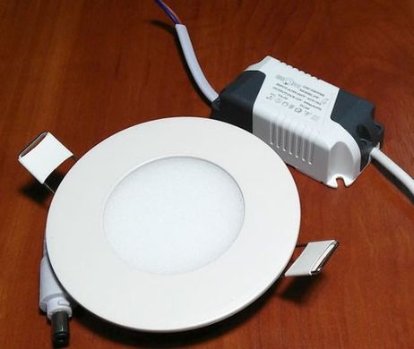 Світлодіодний світильник вбудований Biom 3W (круглий) фото