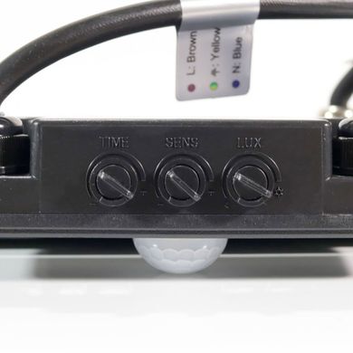Світлодіодний прожектор Venom SMD 10Вт Standart 6500K з датчиком руху (S4-SMD-10-Slim-S) фото