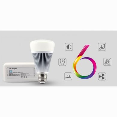 Светодиодная лампочка MiLight 8Вт RGB+CCT