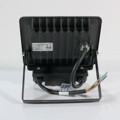 Світлодіодний прожектор Venom SMD 20Вт Standart 6000K з датчиком руху (S4-SMD-20-Slim-S) фото
