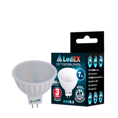 Світлодіодна лампа Ledex GU5.3 7W (100518) фото