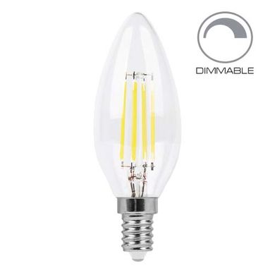 Светодиодная лампа Feron E14 4W диммируемая (filament) фото