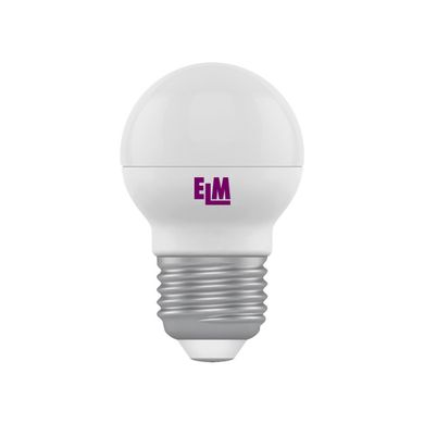 Светодиодная лампа ELM E27 4W фото