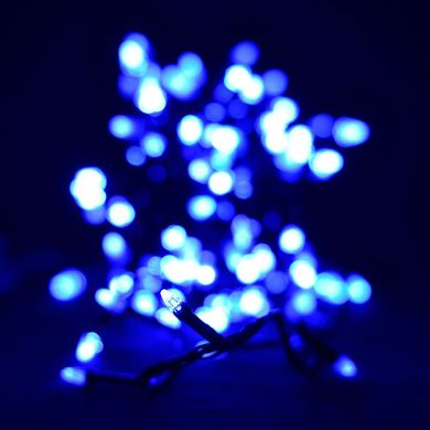 Светодиодная гирлянда Venom "Проводная" свеча 200LED Синий, черный шнур (LS-200B-2), Синий