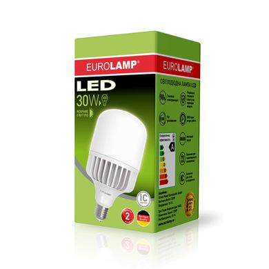 Світлодіодна лампа Eurolamp 30W E27 4000K фото
