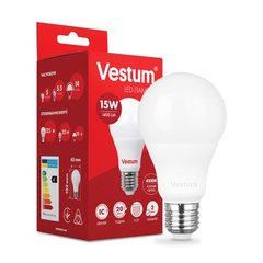 Светодиодная лампа Vestum A65 15W 4100K 220V E27 1-VS-1101 фото
