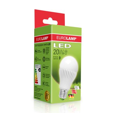 Світлодіодна лампа Eurolamp ЕКО А65 20W E27 фото
