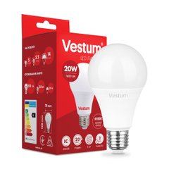 Світлодіодна лампа Vestum A70 20W 4100K 220V E27 1-VS-1109 фото