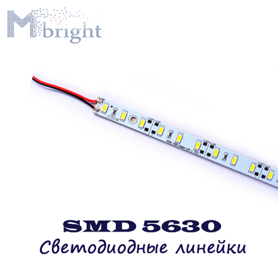 Світлодіодна лінійка SMD 5630 72 LED IP20 негерметична (зі скотчем і отворами) фото