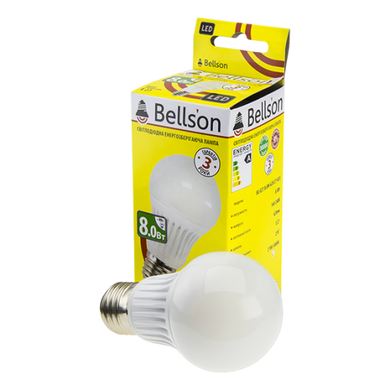 Світлодіодна лампа Bellson E27 8W фото