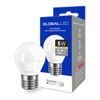 Світлодіодна лампа Global Led E27 5W фото