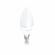 Лампа светодиодная Евросвет свеча E14 6W, Белый (3800К-4500К)
