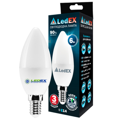Светодиодная лампа Ledex E14 6W (100145) фото