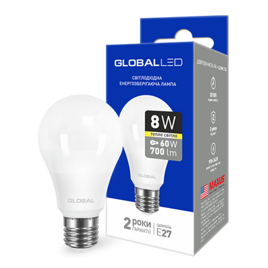 Светодиодная лампа Global Led E27 8W фото