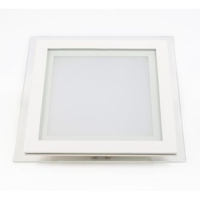 Светодиодный встраиваемый светильник Glass 6W (квадратный) фото