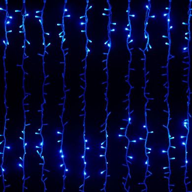 Світлодіодна гірлянда Venom вулична "Водоспад" 400LED Синій, білий провід (IT RAINS 400-B) фото