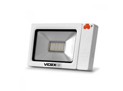 Светодиодный прожектор VIDEX 10W 5000K Белый с датчиком движения Slim фото