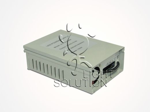 Блок живлення Light Solution із захистом від дощу 150W 12V (IP54, 12,5A) Premium фото