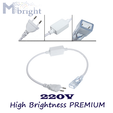 Світлодіодна стрічка 220V SMD 2835 60 LED IP67 герметична VENOM