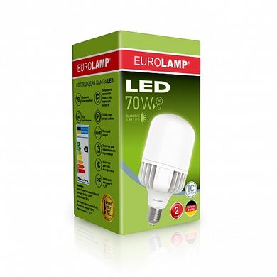 Світлодіодна лампа Eurolamp надпотужна 70W E40 фото