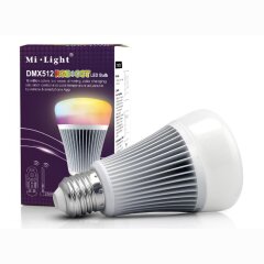 Светодиодная лампочка MiLight 8Вт DMX512 RGB+CCT